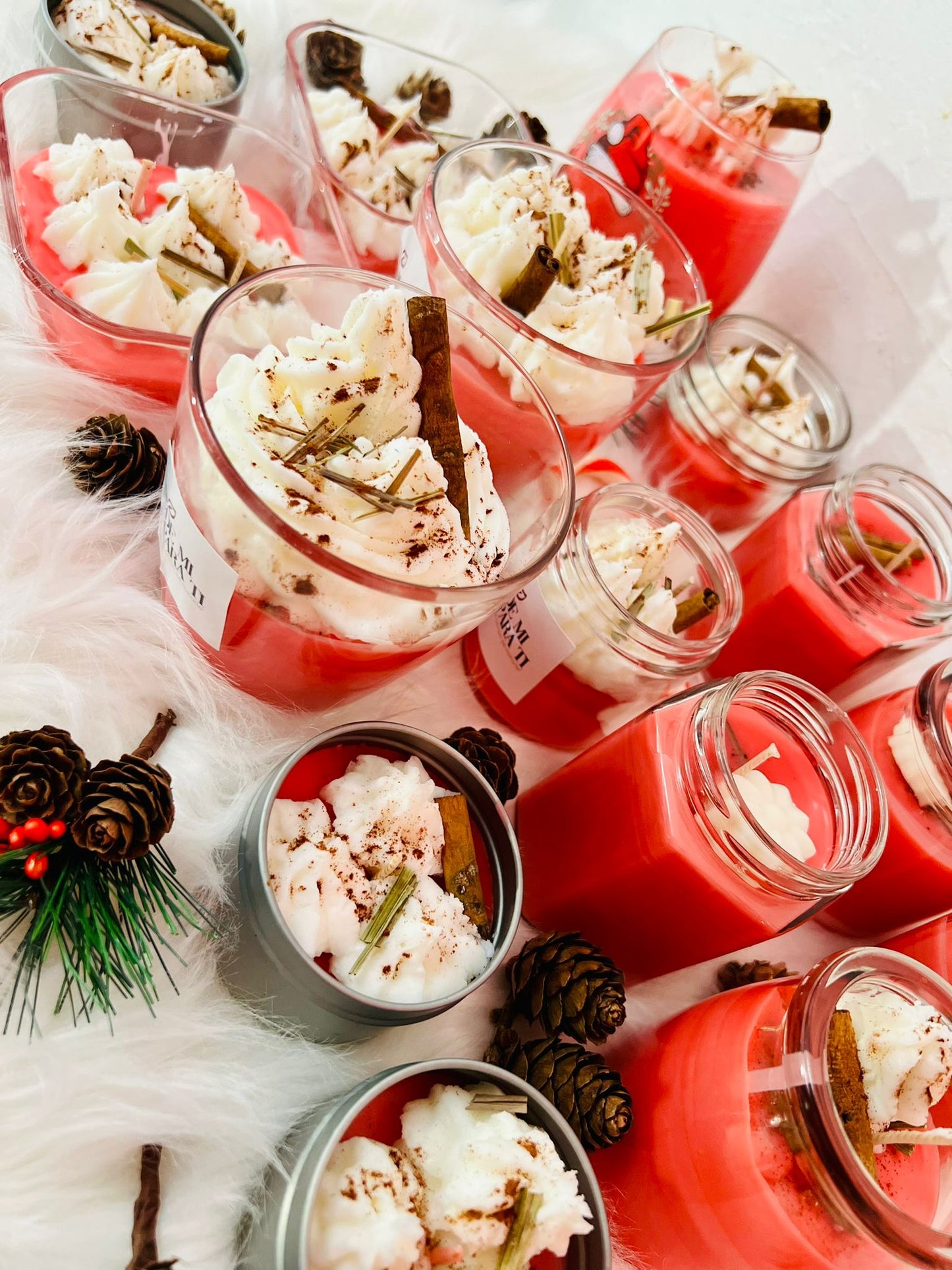 Christmas Dessert Candle